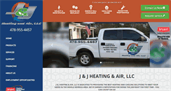 Desktop Screenshot of jjairconditioning.com